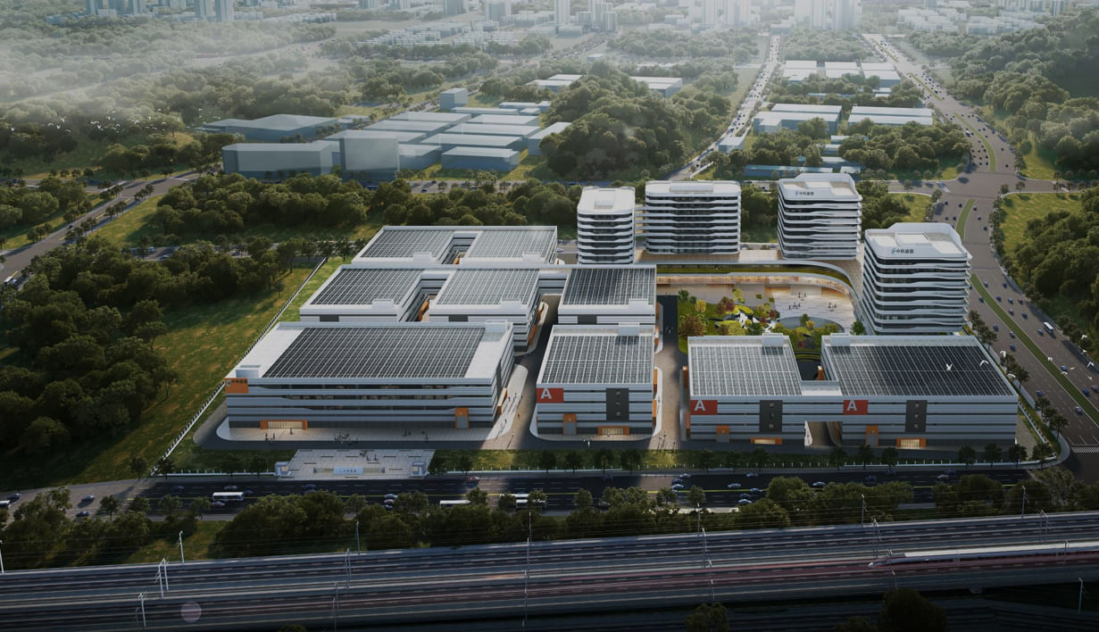 中科盈德桐庐总部及研发生产基地规划效果图