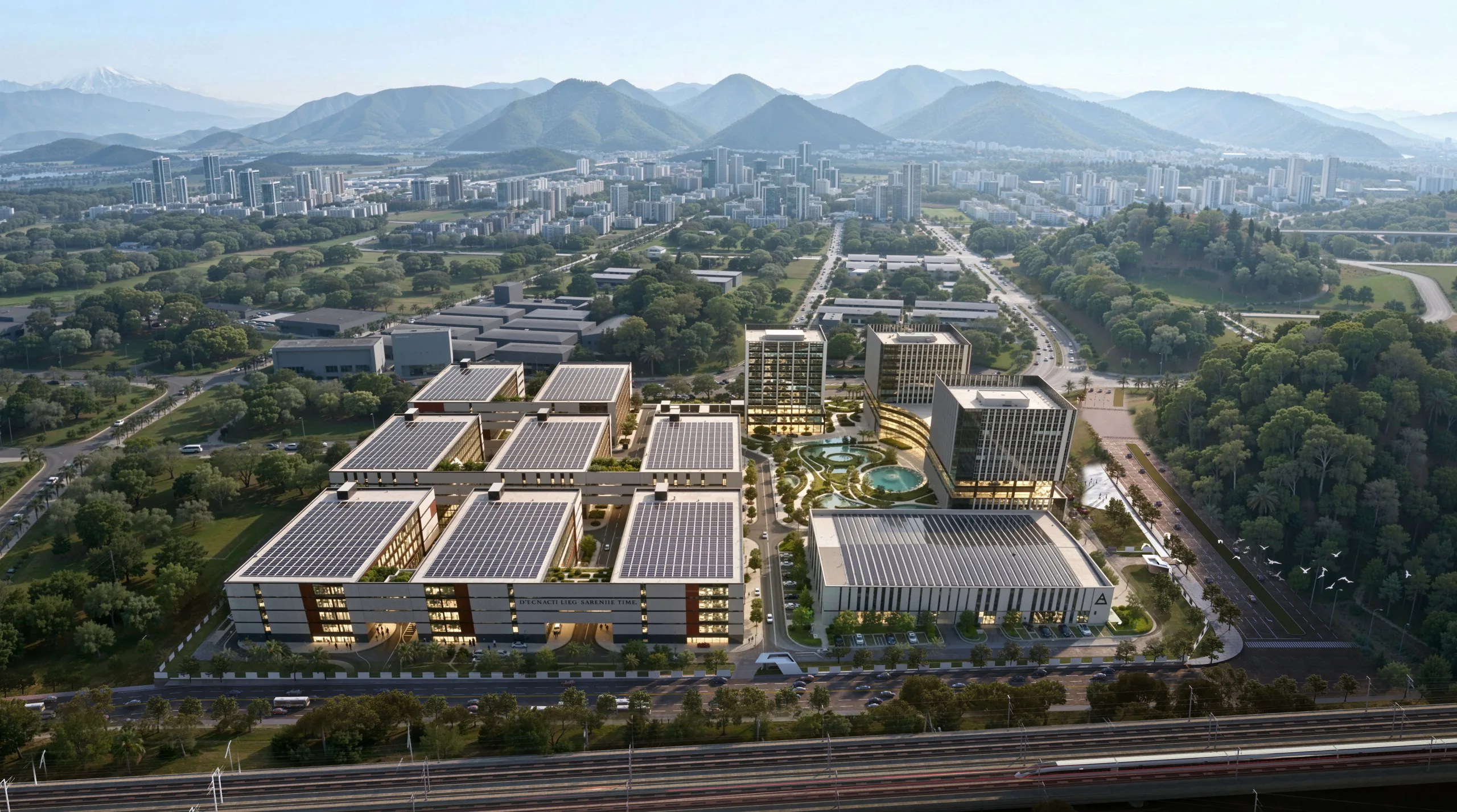中科盈德科研生产基地鸟瞰图